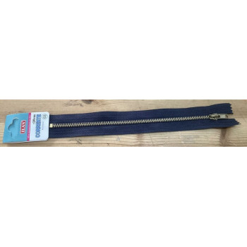 Fecho metal cinza 20cm