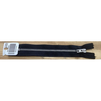 Fecho metal preto 14cm