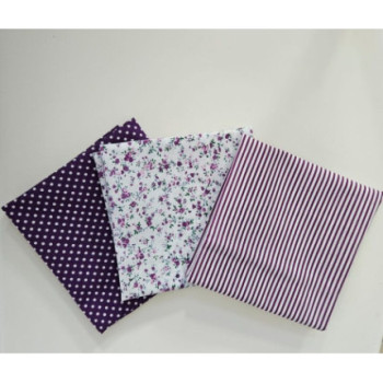 3 tecidos 50x50cm