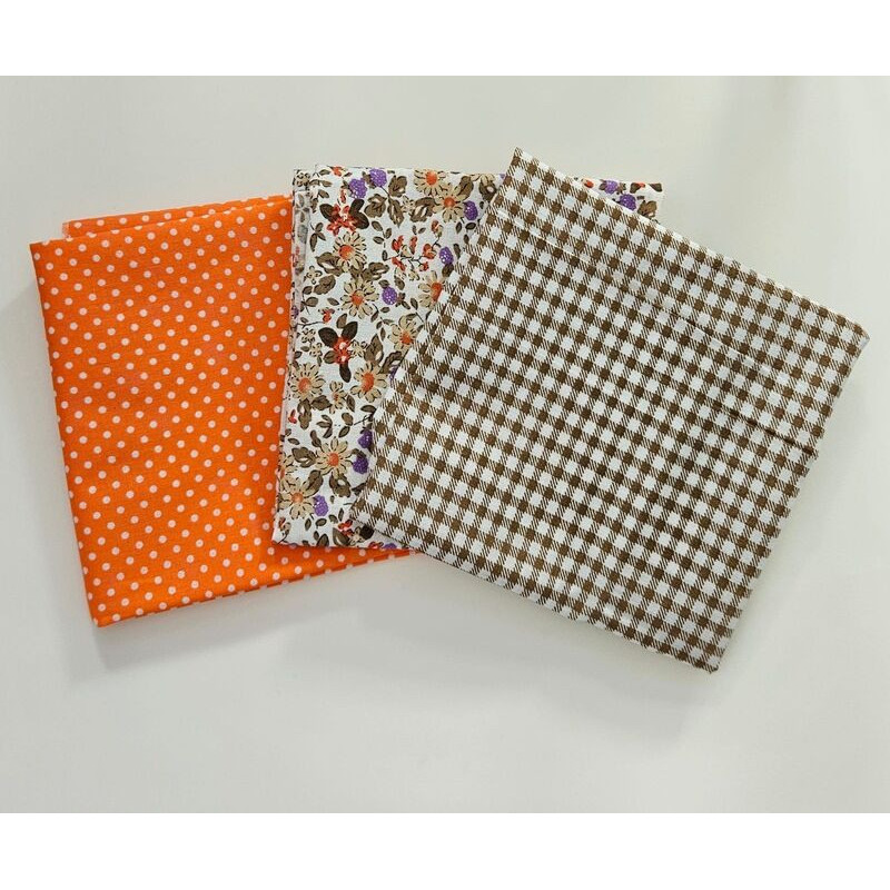 3 tecidos 50x50cm