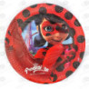 Pratos 23cm Lady Bug 8 unidades