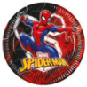 8 Pratos 23cm Homem Arranha World of The Web