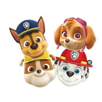 6 Mascaras Patrulha Pata