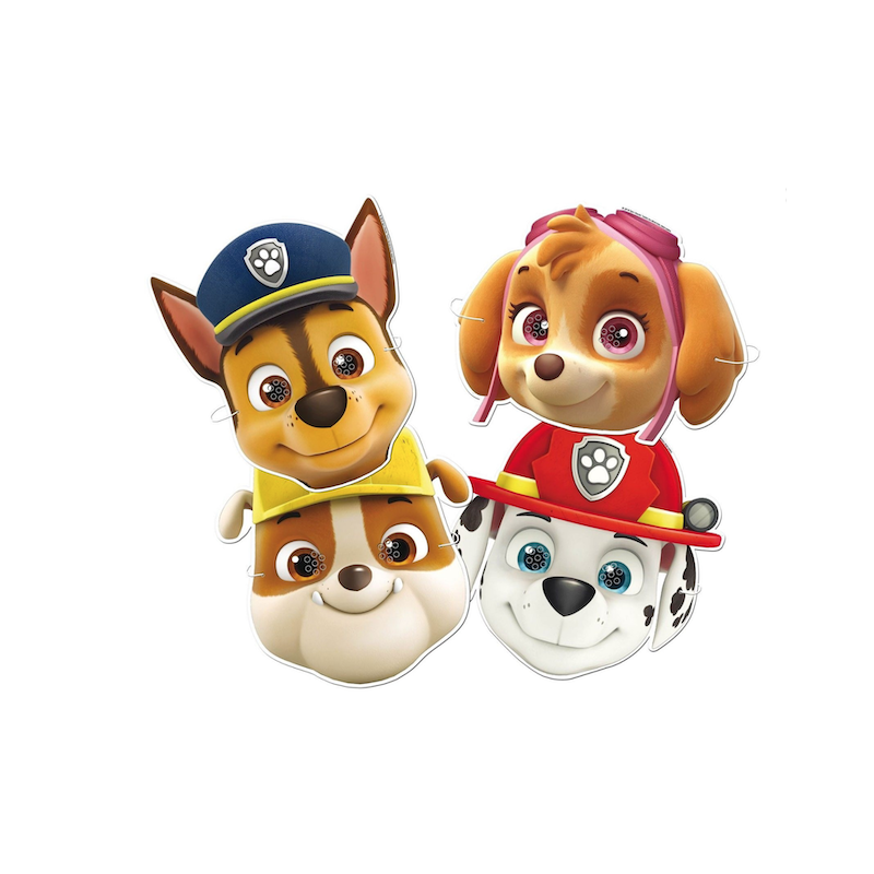 6 Mascaras Patrulha Pata