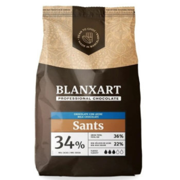 Chocolate Leche Sants 34% - 1Kg