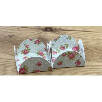 25 formas de papel flores