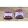 12 formas de papel flores rosa