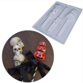 Forma simples pretzel Halloween