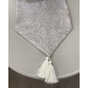 Caminho de mesa dourado 175cm