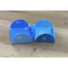 12 formas de papel carrinhos azul