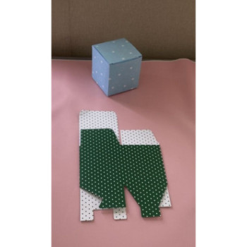 Cx para bolos/bolachas 8.8x8.5x8.5cm bolas1 cores