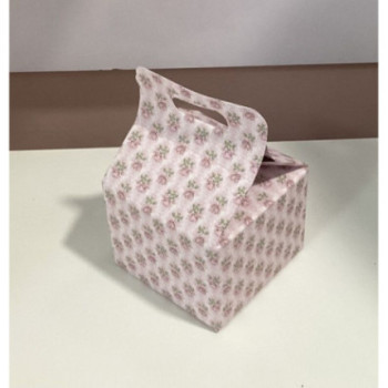 Caixa brio flores4 9x9x15,5cm
