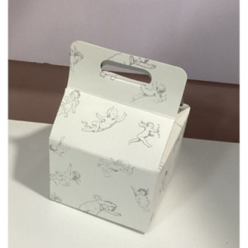 Caixa brio anjinhos 9x9x15,5cm