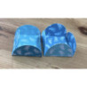 25 formas de papel pézinhos azul