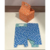 Caixa brio flores3 9x9x15,5cm