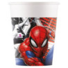 8 copos 200ml homem aranha whorld of web