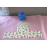 caixa de cartolina 7x7x7cm flores3