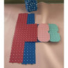 caixa de cartolina 7x7x7cm estrelas3 cores