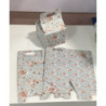 Caixa brio flores9 9x9x15,5cm