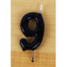 Vela 6cm N9 Preto