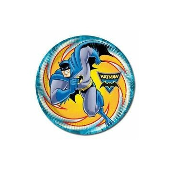 8 Pratos Batman 23cm