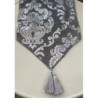 Caminho de mesa tons prata 175 cm