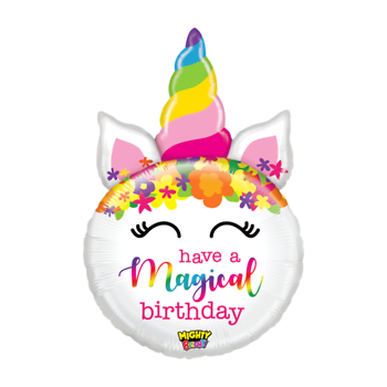Balão Foil 33 Unicórnio Hae a Magical Day