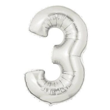 Balão Prata N 3 Grabo