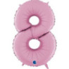 Balão Rosa Claro Pastel N 8 Grabo