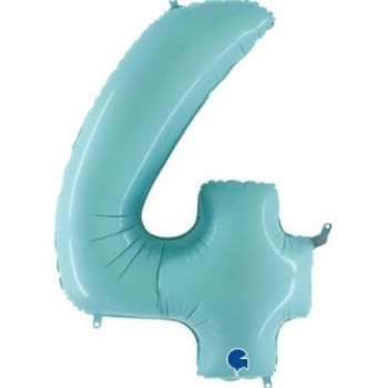 Balão Azul Claro Pastel N 4 Grabo