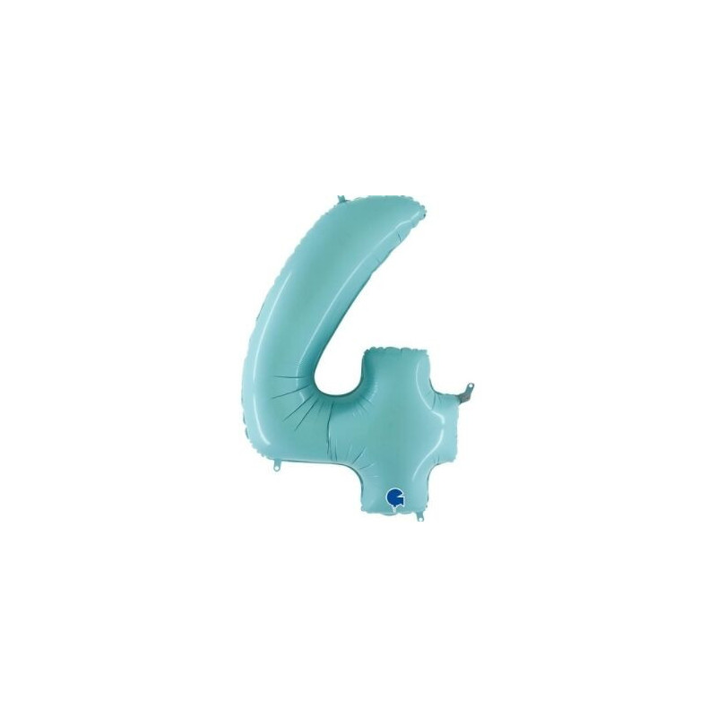 Balão Azul Claro Pastel N 4 Grabo