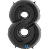 Balão Preto N 8 Grabo