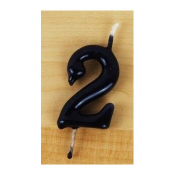 Vela 6cm N2 Preto
