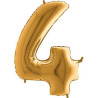 Balão Dourado N 4 Grabo