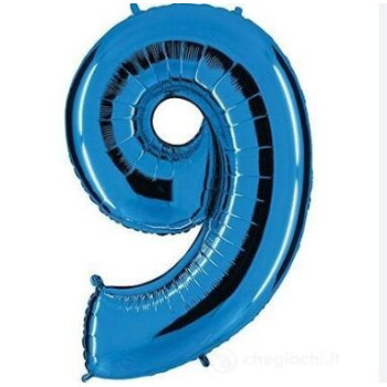Balão Azul nº 9 40 Grab