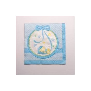 Guardanapos de papel Ursinho Azul