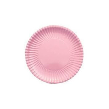 Prato Rosa Palido 18cm 10uni