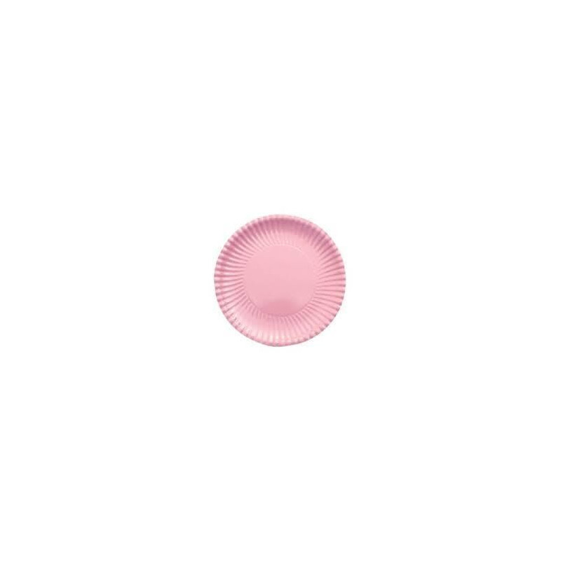 Prato Rosa Palido 18cm 10uni