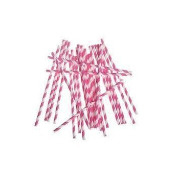 Palinhas Rosa 24 unidades 20cm