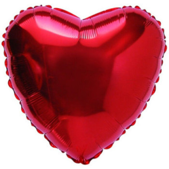Balão Jumbo Foil Coração Encarnado