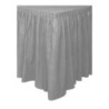 Saia Plástica Prateada 73cmx426cm