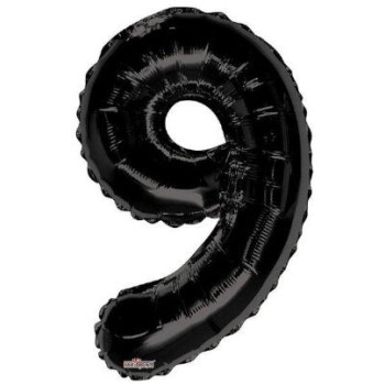 Balão Foil Preto Nº 9- 34