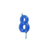 Vela 6cm N8 Azul