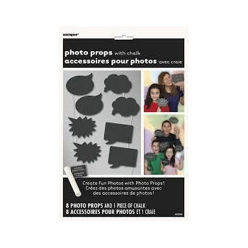 8 Photo Props Ardósia