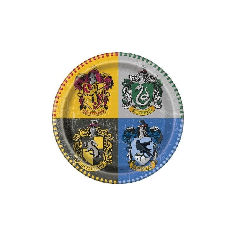 8 Pratos 23 cm Harry Potter