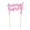 Cake Topper Tropical Party