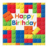 16 Guardanapos Bulding Blocks