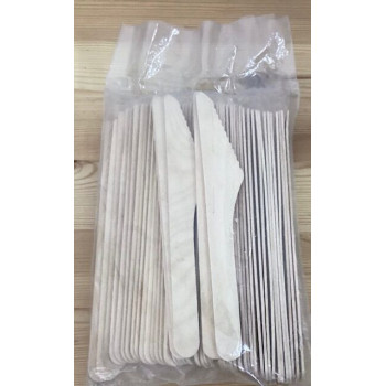 Faca de mesa madeira 165mm 50 unidade