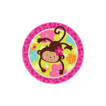 Pratos Monkey Love
