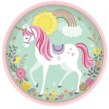 Pratos 22.9cm Unicornio Mágico